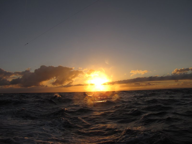 sunrise while fishing