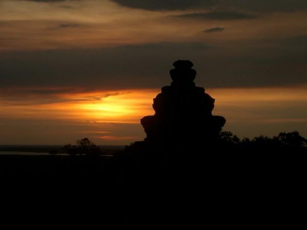 Sunset over Phnom Bakhem