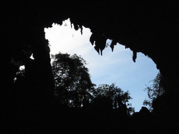 The view from the caves