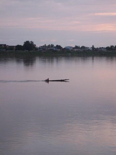 A longtail on the mekong