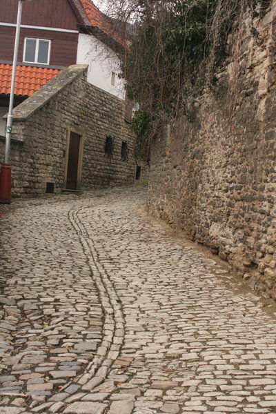 cool pic,  those cobblestones are over 300 yrs old