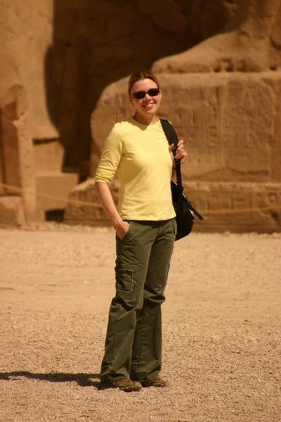 Erin at Karnak