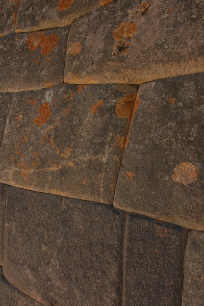 Incan wall,  look at the attention to detail amazing