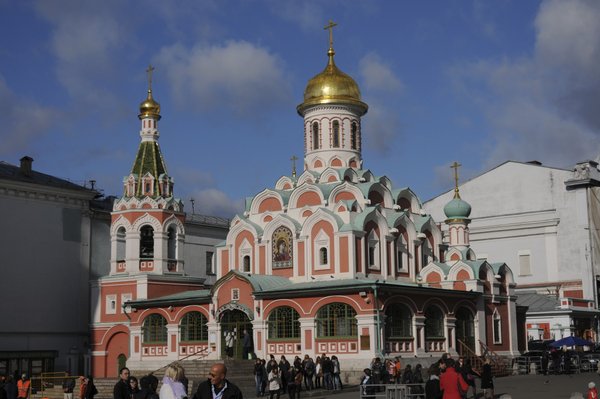 Reconstructed church in Red Square