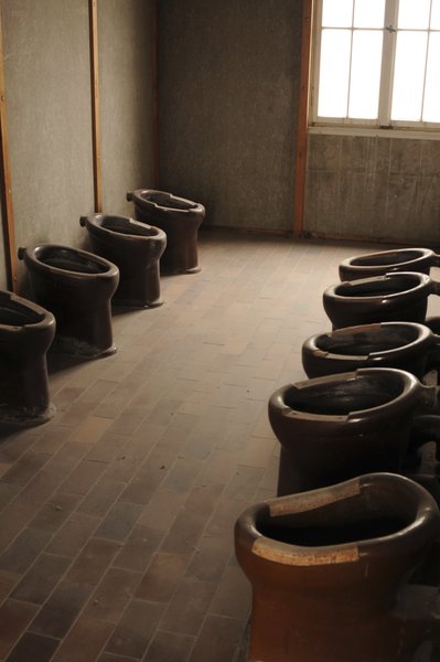 Toilet in the concentration camp, who would have thought