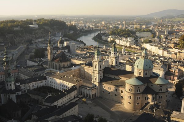 View of Salzburg from the castle