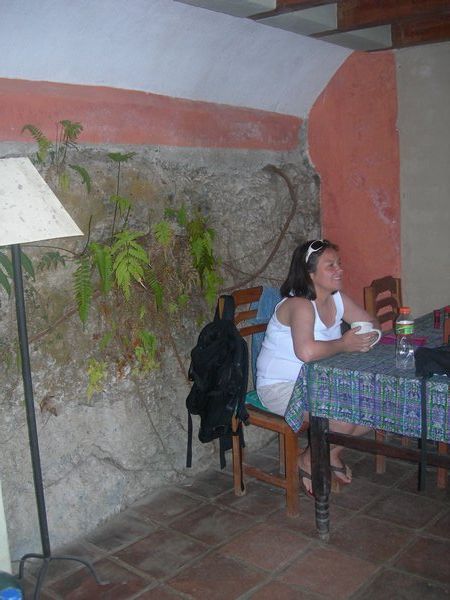 Tanya in dining area