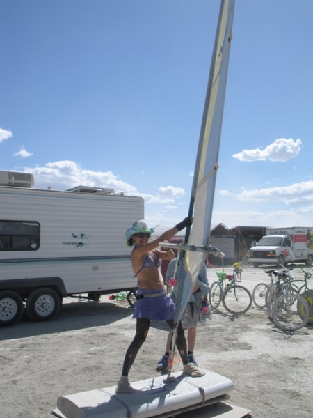 Learning how to Windsurf..in place