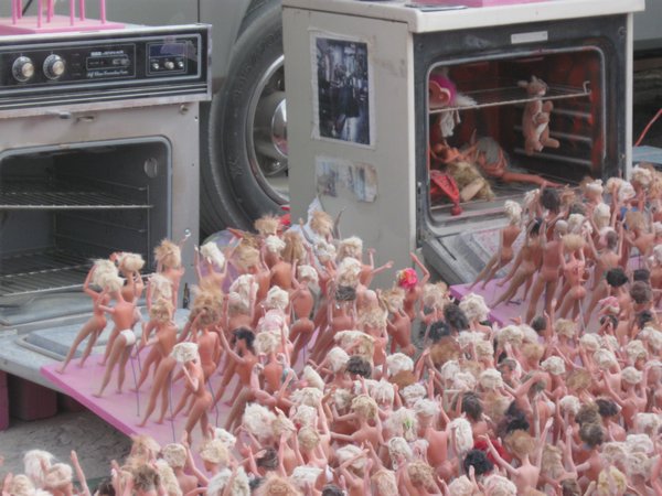 Someone doesn't like barbies