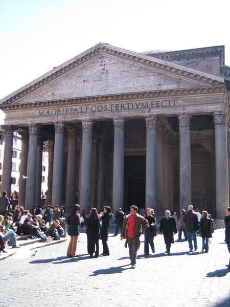The Pantheon Front Facade
