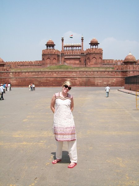 Alex at the Red Fort