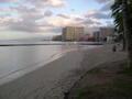 Waikiki beach in the morning