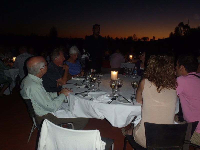 Sounds of Silence dinner under the stars