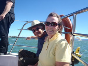 Sailing in Auckland harbor