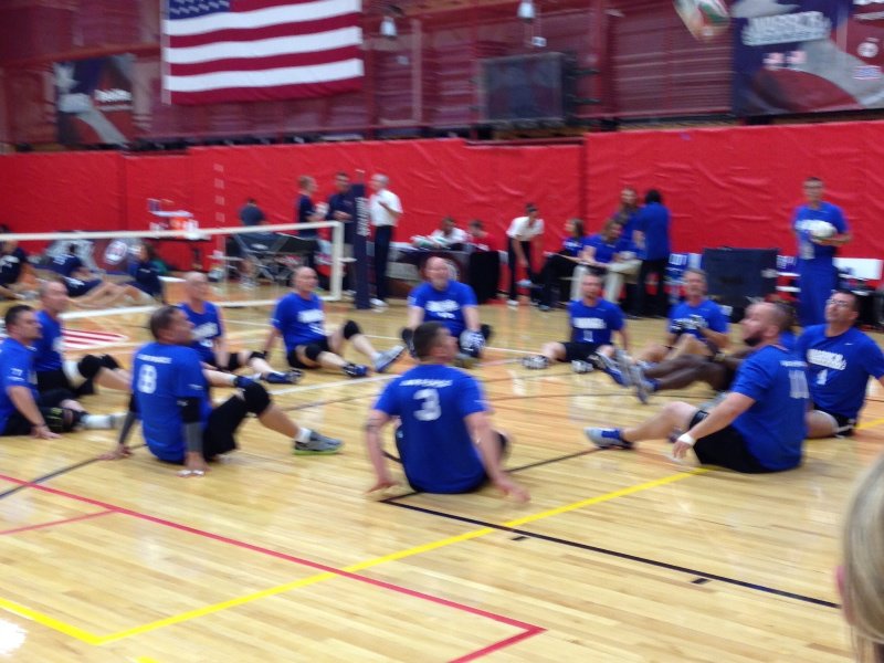 Air Force sitting volleyball 