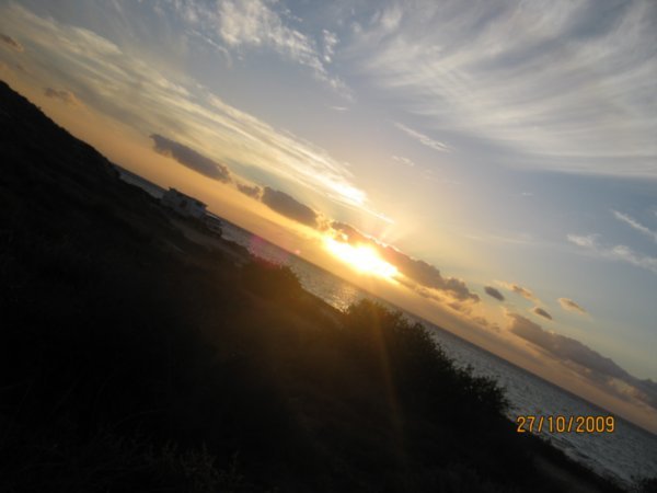 67  27-10-09    Sunset at Whalebone Bay