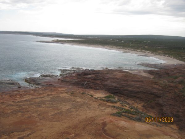 12    5-11-09     The view from Red Bluff lookout Kalbarri