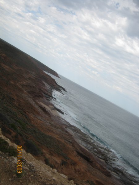 8    5-11-09     The view from Red Bluff lookout Kalbarri