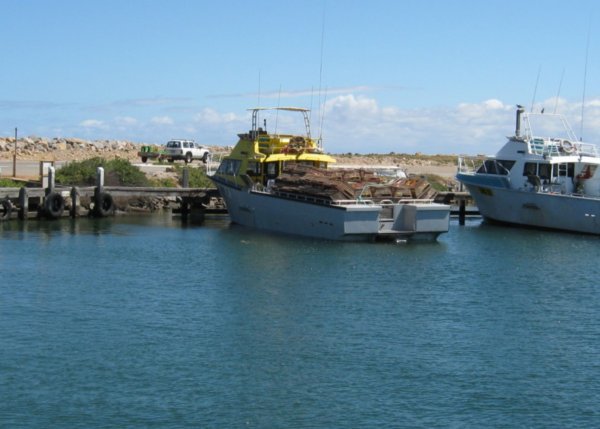 43   13-11-09      The Lobster Pots ready to go at Harbour at Geraldton