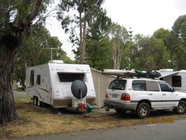 21    18-11-09   Our spot at Kingsway Garavan Park Perth