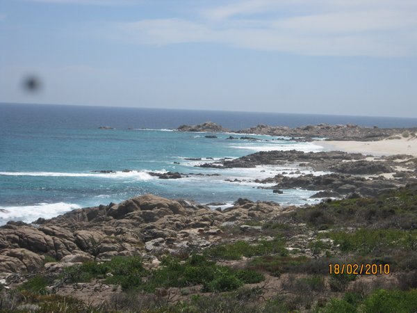 43   18-2-10  The surfing beach & coastline at Cape Naturaliste