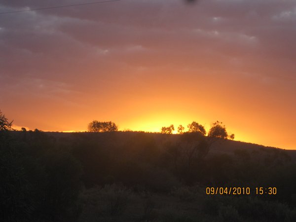 35   9-4-10   Sunset at camp Whyalla SA