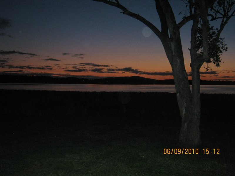 23  6-9-10  Sunset at Lake Keepit Bush Camping