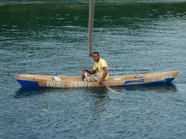The main mode of transport here in Solomons