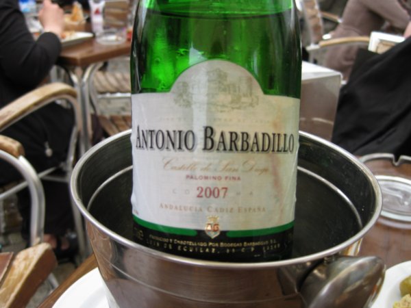 A local wine...yummy!