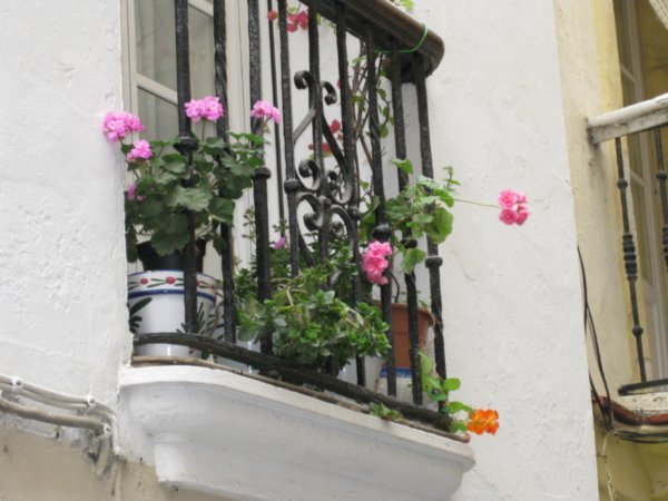 A typical balcony