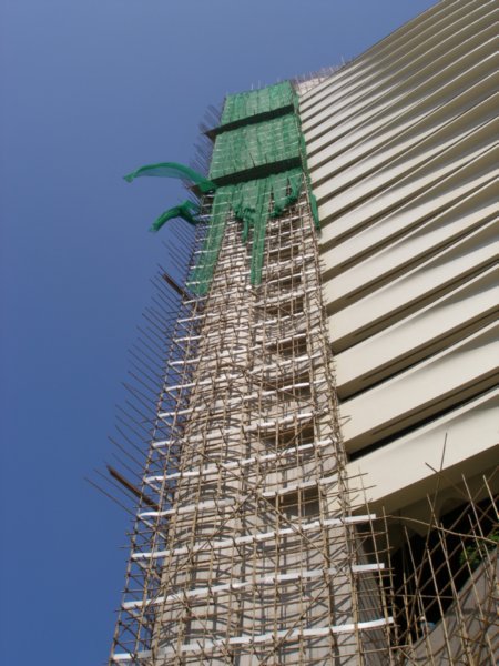 Hong Kong bamboo scaffolding