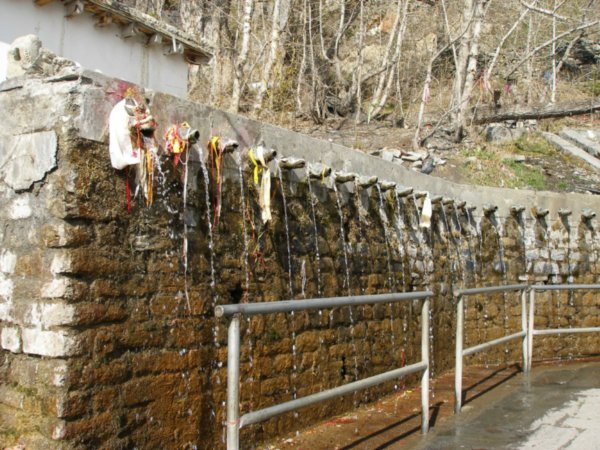 Some of the 108 taps, Muktinath monestary, Nepal