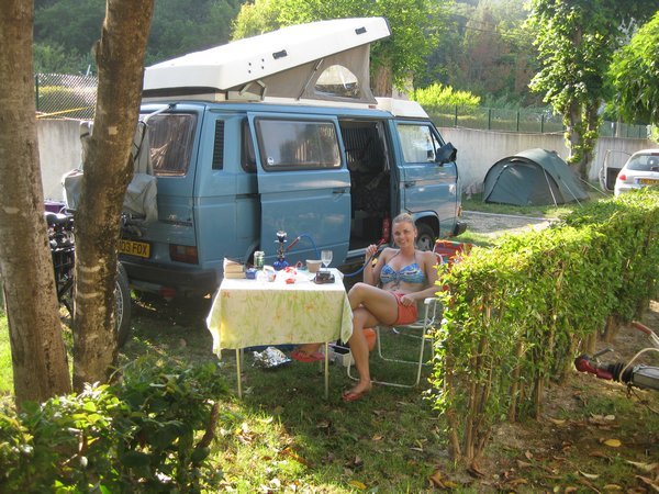 Campsite just out of Nice - relaxing aahhh nice!