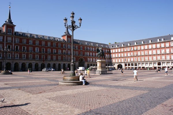 Plaza Mayor in centre of Madrid
