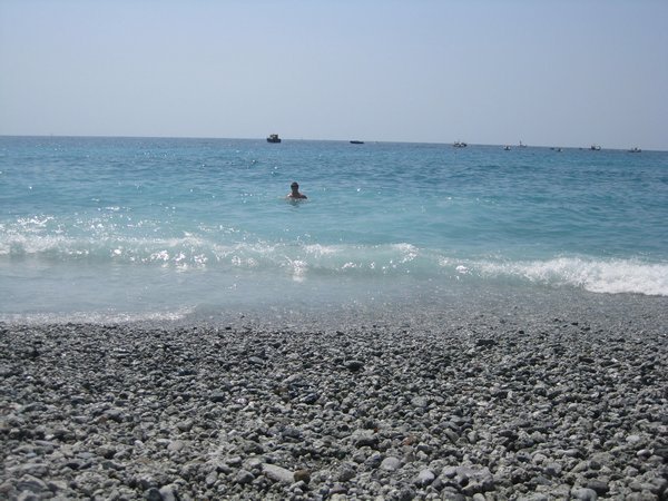 Rocky beach at Monterosso