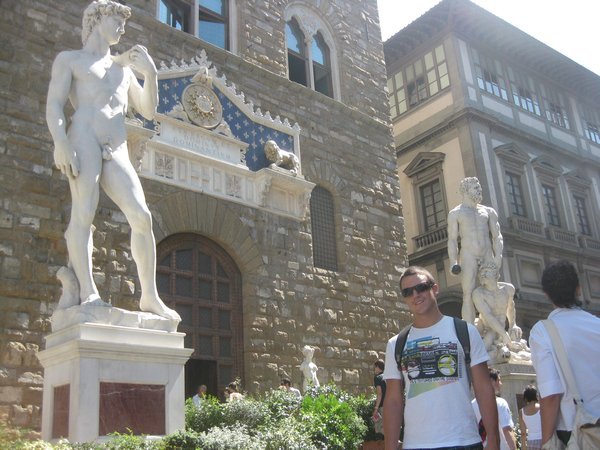 David replica in Piazza Della Signoria