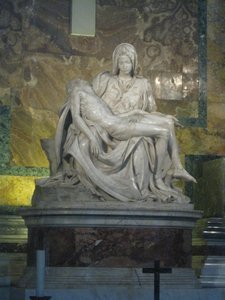The Pieta inside St Peter's Basilica