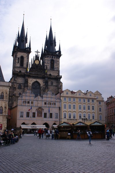 Gorgeous medieval style Prague Old Town Square