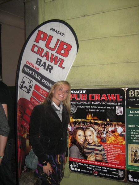 The official Prague Pub Crawl - yippee