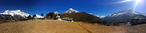 panorama at Namche view point