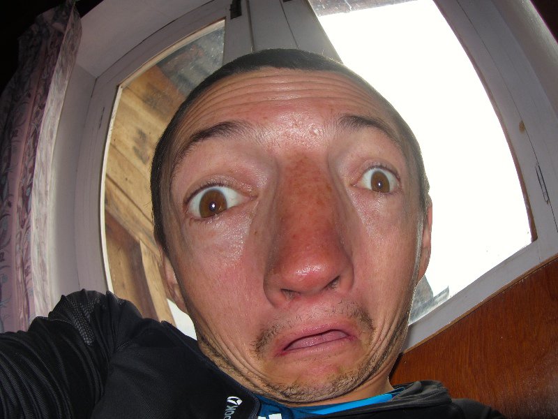 fish eye!!! ugliness to the max
