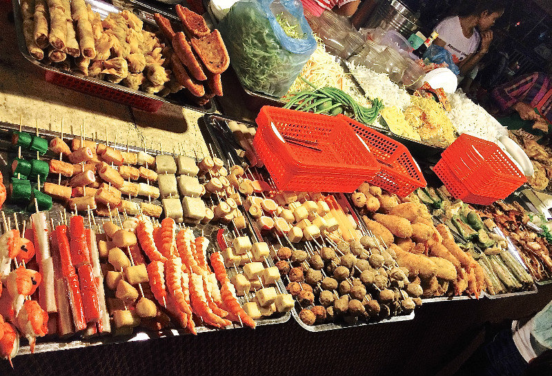 Typical spread at the night market