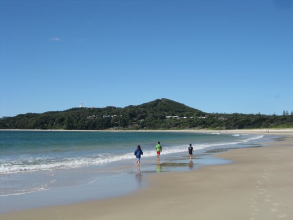 Beach Walking at Byron Bay