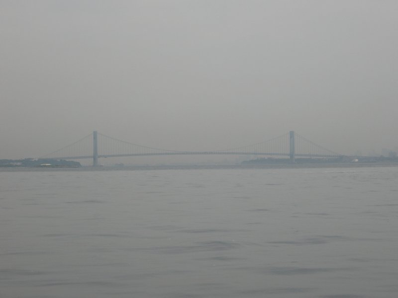 Verrazano Bridge in the haze