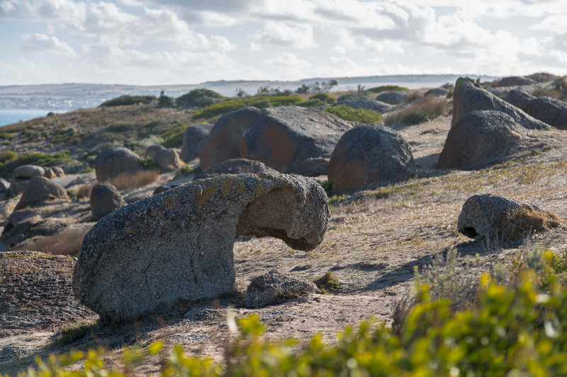 Granite Island rocks
