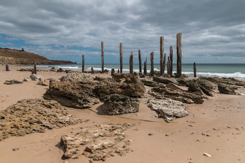 The old pier at Port Willunga