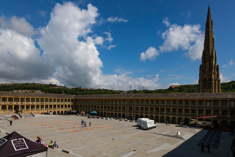 Piece Hall and Square Chapel Spire