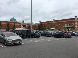 intu Trafford Centre from the car park