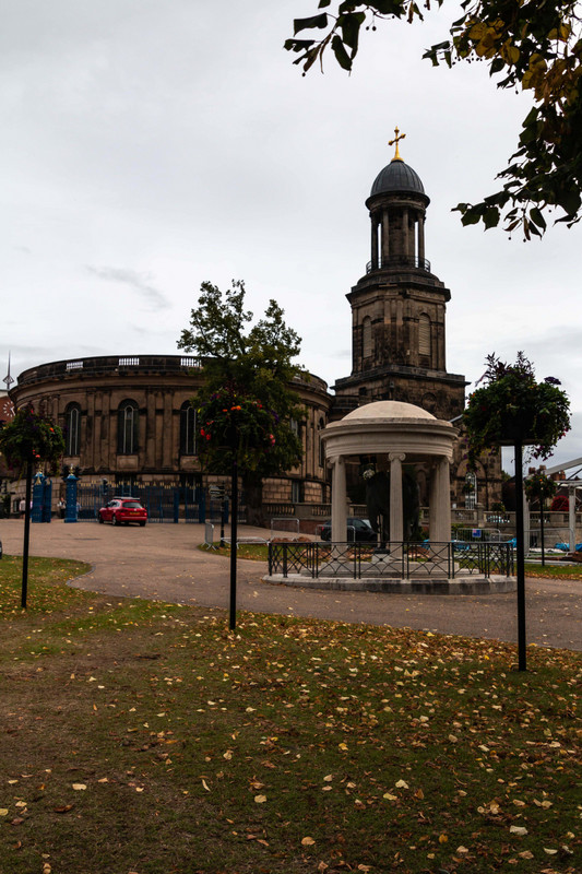 War Memorial and St Chad's Church