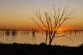 Sunset at the Menindee Lake lookout